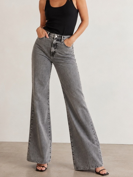 7 For All Mankind Denim - NWT 7 For All Mankind Fern Grey Easy Bootcut Jean Size 25